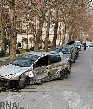 عکس خبري -گزارش تصويري/تصادف مرگبار در نياوران تهران