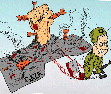 عکس خبري -کاريکاتور/آزادي غزه و رسوايي صهيونيست ها