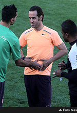 عکس خبري -گزارش تصويري/علي کريمي در تمرين تيم فوتبال پرسپوليس