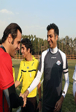 عکس خبري -گزارش تصويري/ديدارتيم‌هاي فوتبال رسانه ورزش و دانشگاه شهيد بهشتي