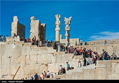 عکس خبري -بازديد رئيس جمهور از مجموعه جهاني تخت جمشيد