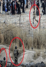 عکس خبري -گزارش تصويري/فعاليت داعش در چند قدمي نظاميان ترکيه 