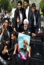 عکس خبري -گزارش تصويري/ورود روحاني به اسلامشهر 