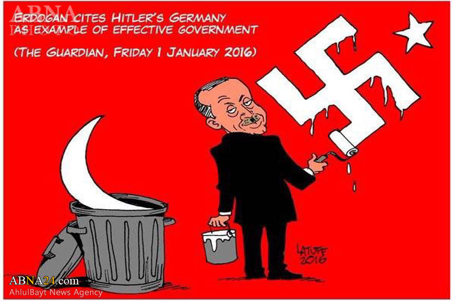 عکس خبري -کاريکاتور/ اردوغان، هيتلر سال ????