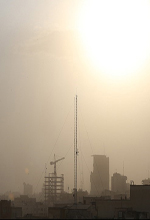 عکس خبري -گزارش تصويري/ طوفان و گرد و غبار در تهران