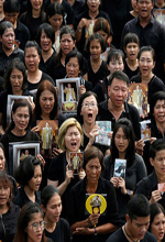 عکس خبري -گزارش تصويري/تجمع هزاران سياهپوش تايلندي در بانکوک