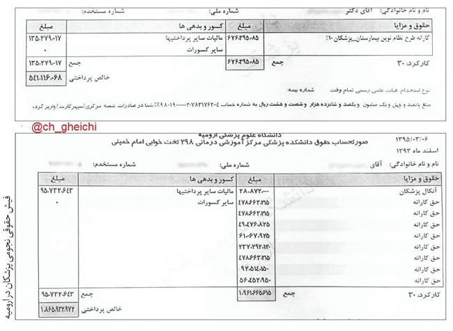 عکس خبري -پشت پرده فيش نجومي يک جراح