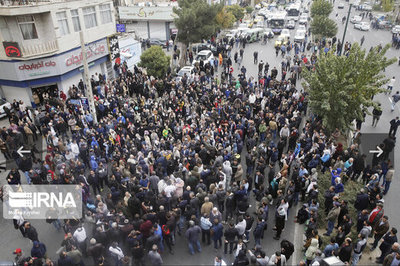 عکس خبري -تصاوير / اعتراضات به گران شدن بنزين