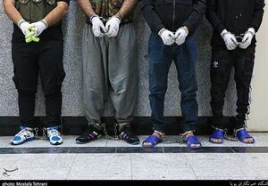 عکس خبري -زمين‌گير شدن ? گروه از سارقان مسلح در تهران